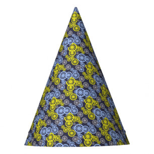 Gorro De Fiesta Rueda de patrón circular divertida y funky product