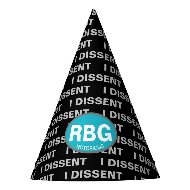 Gorro De Fiesta Ruth Bader Ginsburg RBG Tribunal Supremo Feminista (Anverso)