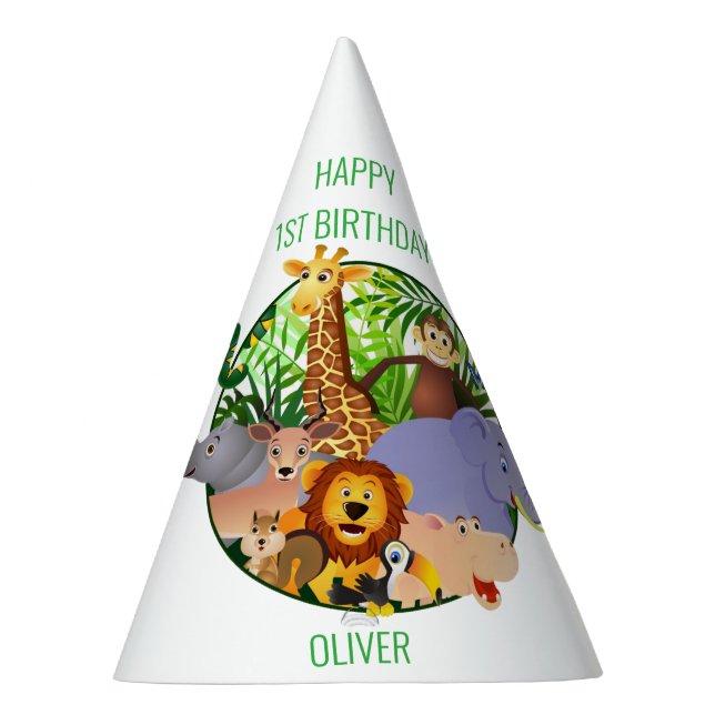 Gorro De Fiesta Safari de vegetación salvaje de una jungla para ni (Derecha)