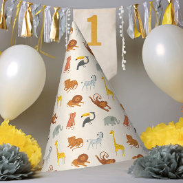 Gorro De Fiesta Safari Jungle Animals