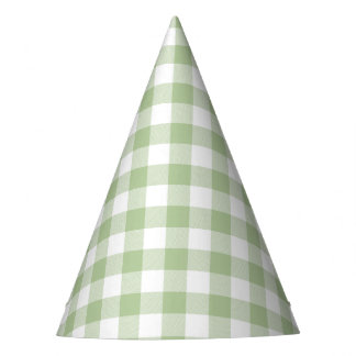 Gorro De Fiesta Sage and White Buffalo Plaid Gingham