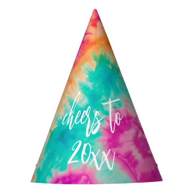 Gorro De Fiesta Saludos al festival Verde azulado de fotos 70 de A (Anverso)