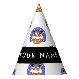 Gorro De Fiesta Santa Claus En Chimney, Nieve, Navidades, Año Nuev