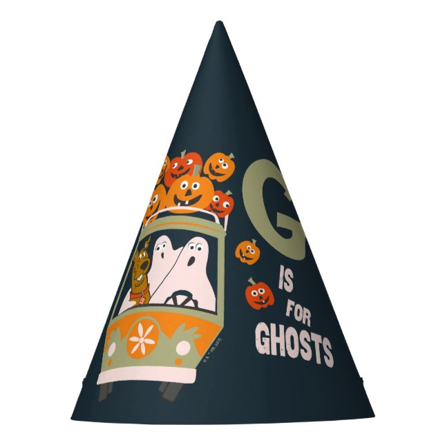 Gorro De Fiesta Scooby-Doo | G es para Ghosts (Anverso)