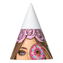 Gorro De Fiesta Servicio de comida Dama Unicornio Caprichosa