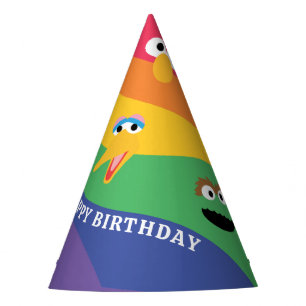 Gorro De Fiesta Sesame Street Pals Rainbow