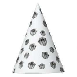 Gorro De Fiesta Silver Gift Boxes Elegant Holiday Premium Party