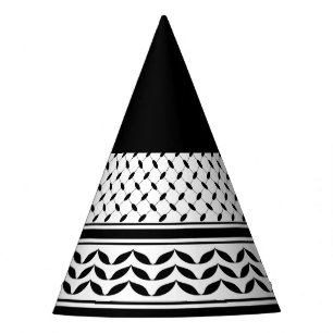 Gorro De Fiesta Símbolo de Keffiyeh del patrón de resistencia de P
