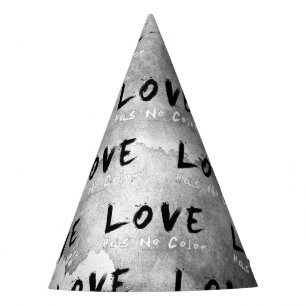 Gorro De Fiesta SlipperyJoe el amor no tiene color raza tono de pi