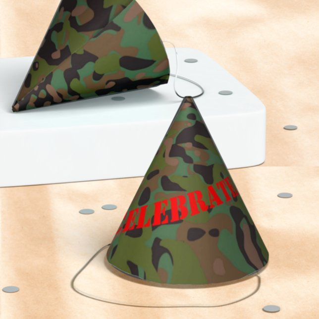 Gorro De Fiesta Soldado Joe GI Camouflage (Subido por el creador)