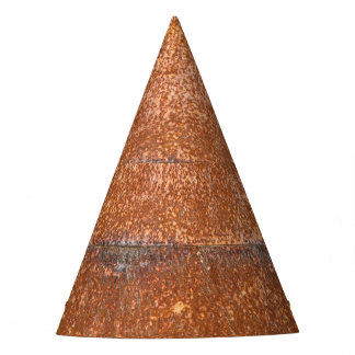 Gorro De Fiesta Soldado metalizado, textura oxidada.