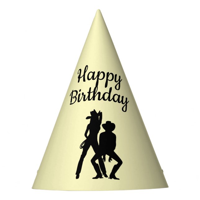 Gorro De Fiesta Solía ser un cumpleaños de baile de línea (Anverso)