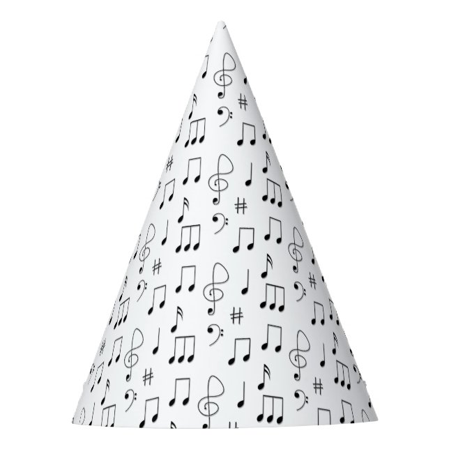 Gorro De Fiesta Sólo Notado Blanco (Anverso)