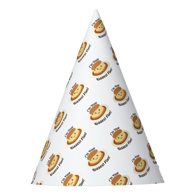 Gorro De Fiesta Soy tu flan más grande (Anverso)