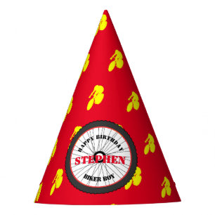 Gorro De Fiesta Sporting Happy Birday Biker Boy