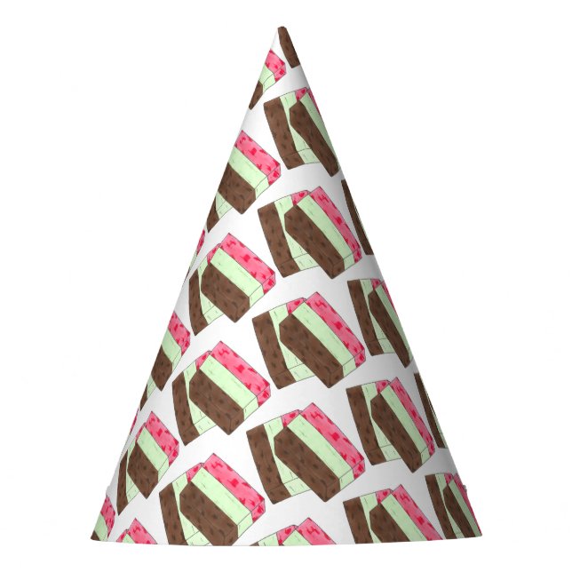 Gorro De Fiesta Spumoni Italiano Gelato Helado Spumone (Anverso)