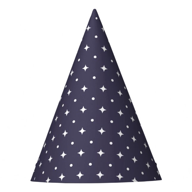 Gorro De Fiesta Starry Space Party | Galaxy Astronaut Stars  (Anverso)