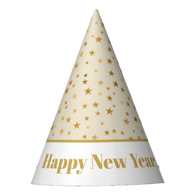 Gorro De Fiesta Stars Happy New Year Hat (Anverso)