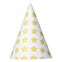 Stars Yellow simple Birthday Magic fiesta