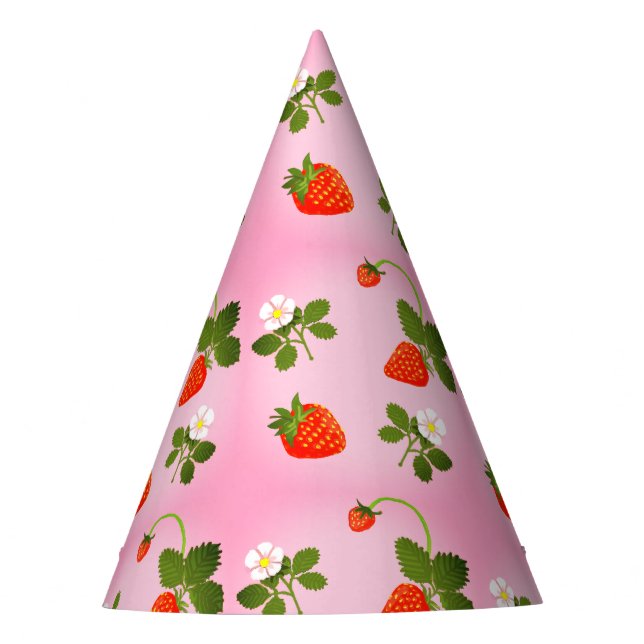 Gorro De Fiesta Strawberries (Anverso)