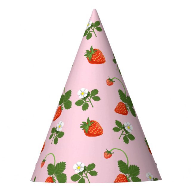 Gorro De Fiesta Strawberries (Anverso)