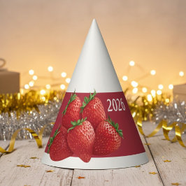 Gorro De Fiesta Strawberry New Year's Eve Party