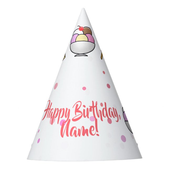 Gorro De Fiesta Sueño de salón helado (Anverso)