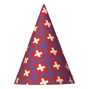 Gorro De Fiesta Suiza - Suisse Svizzera - Svizra Partyhütchen
