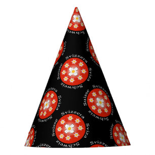 Gorro De Fiesta Suiza - Suisse Svizzera - Svizra Partyhütchen