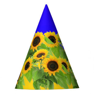 Gorro De Fiesta Sunflower - Libertad Ucrania Paz Bandera ucraniana