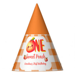 Gorro De Fiesta Sweet One Peach Birthday