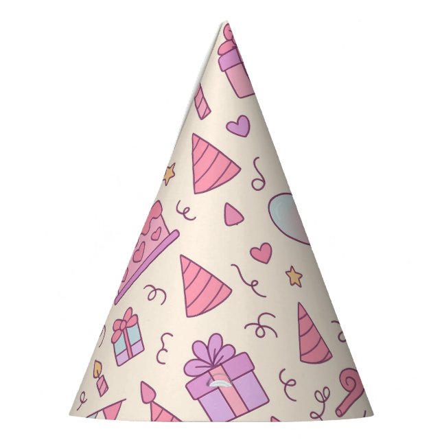 Gorro De Fiesta Sweet Princess Party Celebration Pattern (Izquierda)