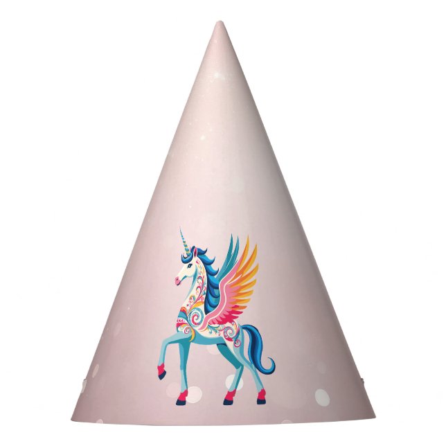 Gorro De Fiesta Swirling Unicorn (Anverso)