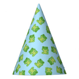 Gorro De Fiesta T-Rex Dinosaur Birthday Party Blue