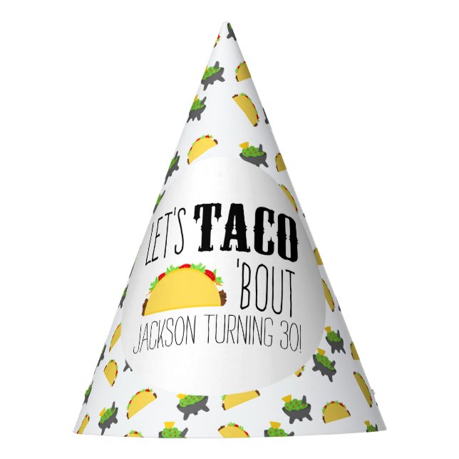 Gorro De Fiesta Taco 'Bout Birthday (Anverso)