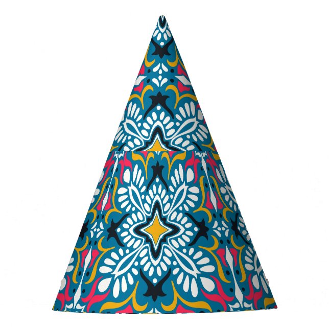 Gorro De Fiesta Talavera Mosaic: Fondo de escritorio multicultural (Anverso)