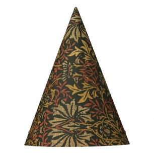 Gorro De Fiesta Tapiz del jardín de flores de William Morris