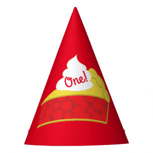 Gorro De Fiesta Tema de la fiesta de cumpleaños de la cereza de l