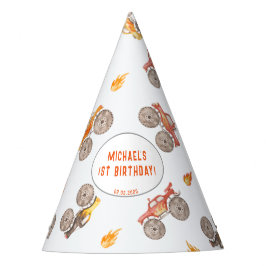 Gorro De Fiesta Tema de las camionetas de monstruos