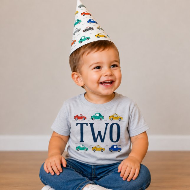 Gorro De Fiesta Tema de transporte Cumpleaños  (Transportation Birthday Party Hat)