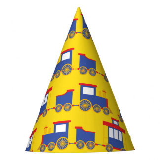 Gorro De Fiesta Tema del Fiesta del primer cumpleaños de Train Cut