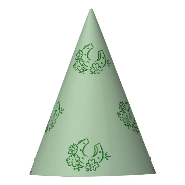 Gorro De Fiesta Tema irlandés del herradura (Anverso)