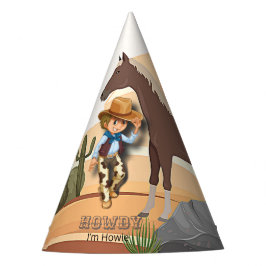 Gorro De Fiesta Tema occidental celebra cumpleaños de vaquero