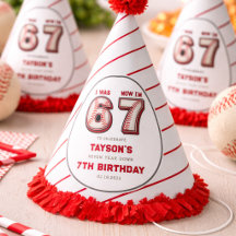 Tenía 6, Ahora Tengo 7 – Cumpleaños de Béisbol núm