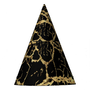 Gorro De Fiesta Textura de Marcado de Oro: Elemento de diseño de l