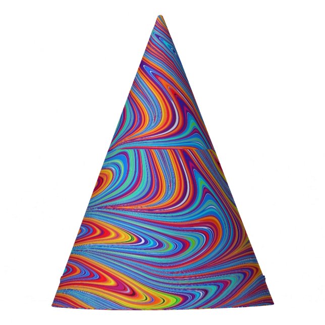 Gorro De Fiesta texturas psicodélicas (Anverso)