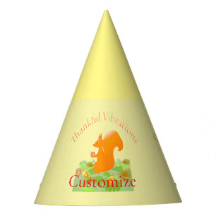 Gorro De Fiesta Thunder_Cove, ardilla de vibraciones agradecidas