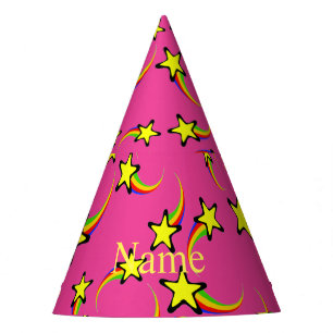 Gorro De Fiesta Thunder_Cove, estrellas de tiro arcoiris
