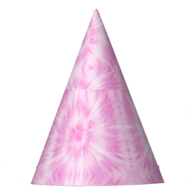 Gorro De Fiesta Tiedye Pink Spiral Hippie Tye Dye (Anverso)
