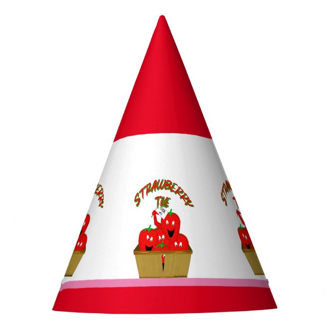Gorro De Fiesta ¡Tiempo de fresa! (Anverso)